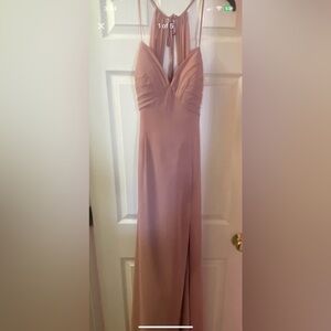 Azazie size 10 blush gown
